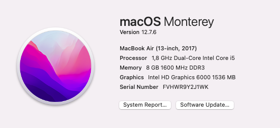 Apple MacBook Air 13-Inch "Core i5" 1,6GHz (2017) 8GB RAM 128GB SSD Silver (Condition: Good) - Image 16