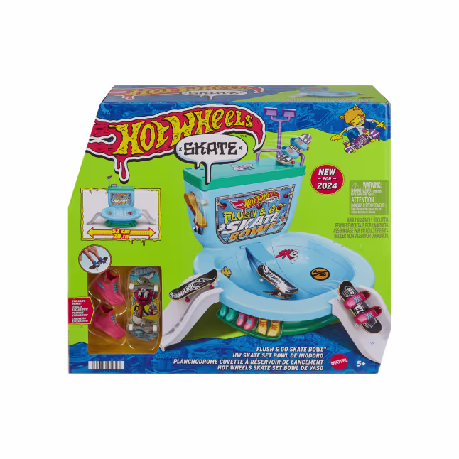 Hot Wheels Skate Flush And Go Skate Bowl (Condition: Sealed)
