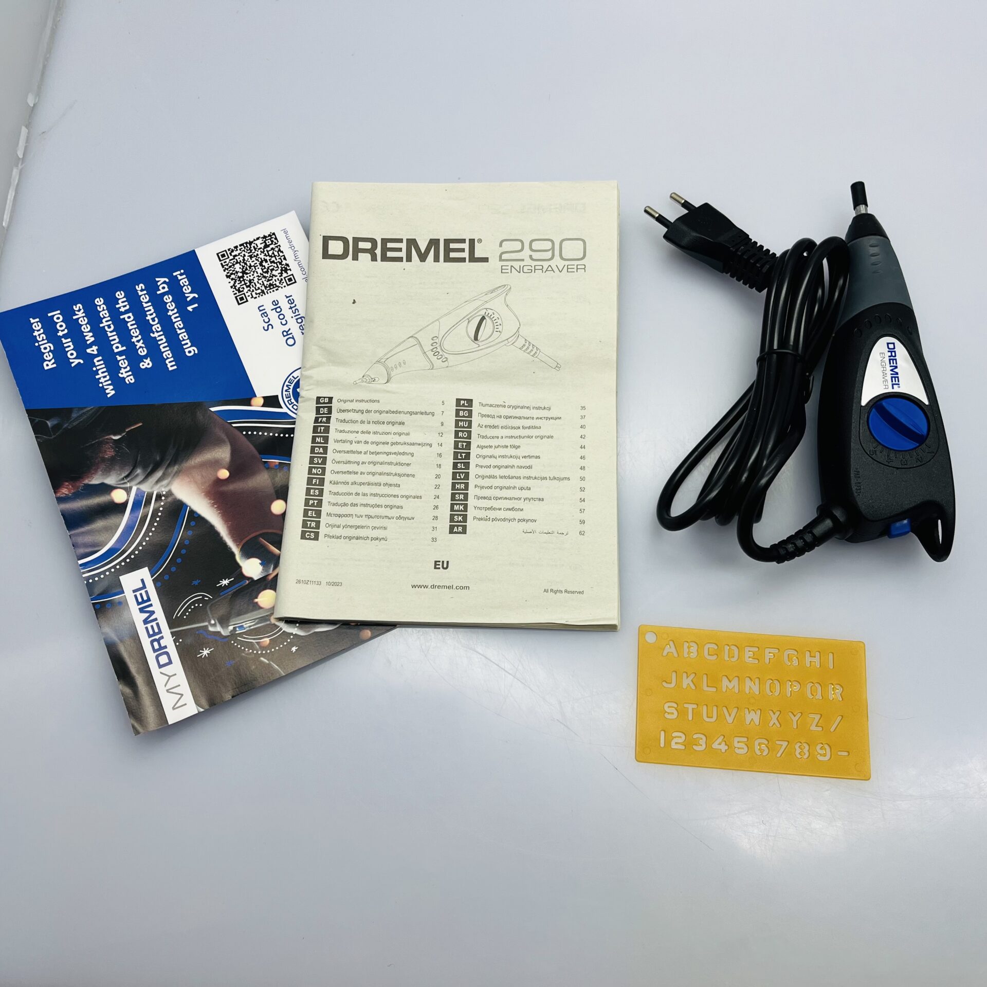 COMBO DEAL: Dremel Professional 290-1 35W engraver with Stencil + Bosch PKP 3.6V 1.5Ah Lithium Cordless Glue Gun Green (Condition: Good) - Image 3