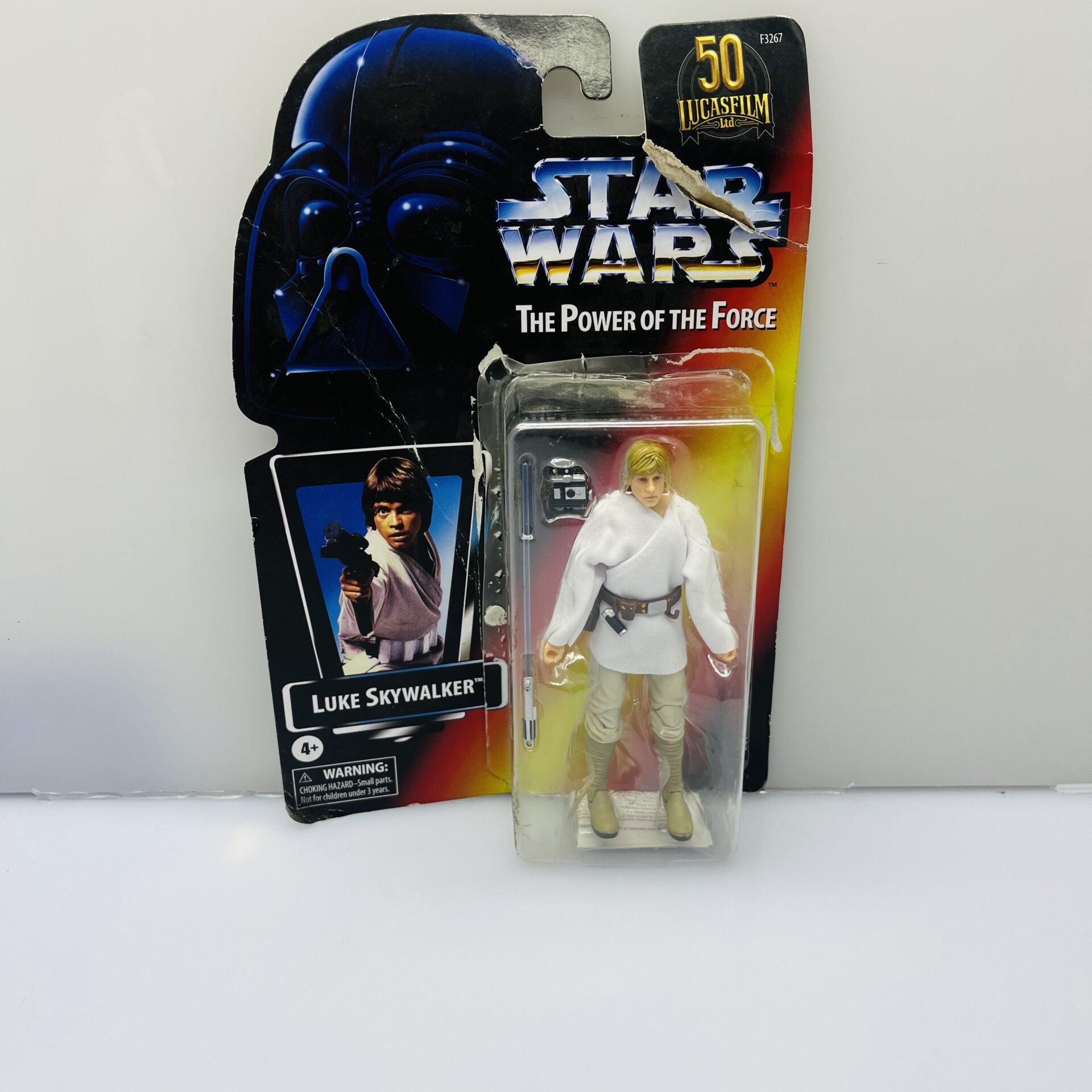 COMBO DEAL: Star Wars The Power of the force Luke Skywalker Figurine + Star Wars Darth Vader Mask + Star Wars Revenge of the Sith Anakin Skywalker Figurine + Star Wars the Mandalorian Din Grogu + 2x Star Wars Stormtrooper Figurines (Condition: Good) - Image 6