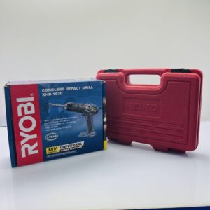 COMBO DEAL: Ryobi 18V Li-Ion Impact Drill 13Mm 40Nm + Neiko Crowfoot Wrench Set (Condition: Good)