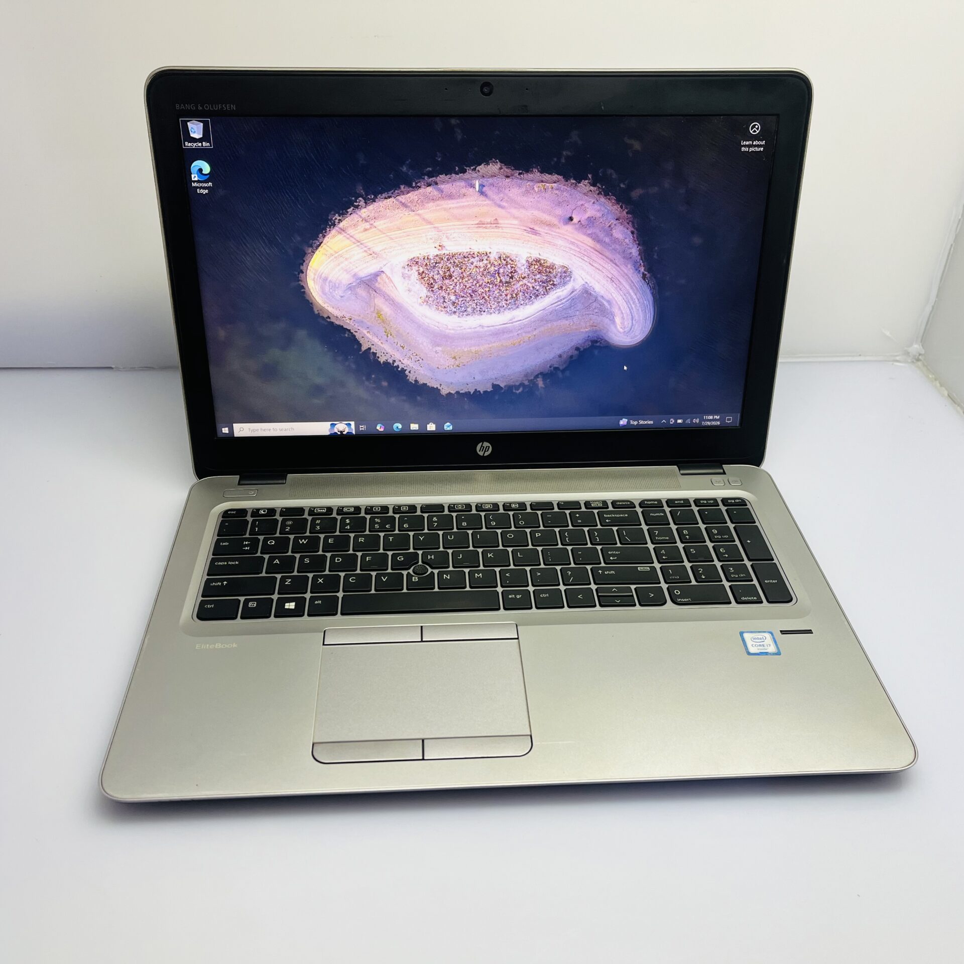 HP EliteBook 850 G3 "Core i5" 2.50GHz 16GB RAM 256GB SSD Silver (Condition: Good) - Image 2
