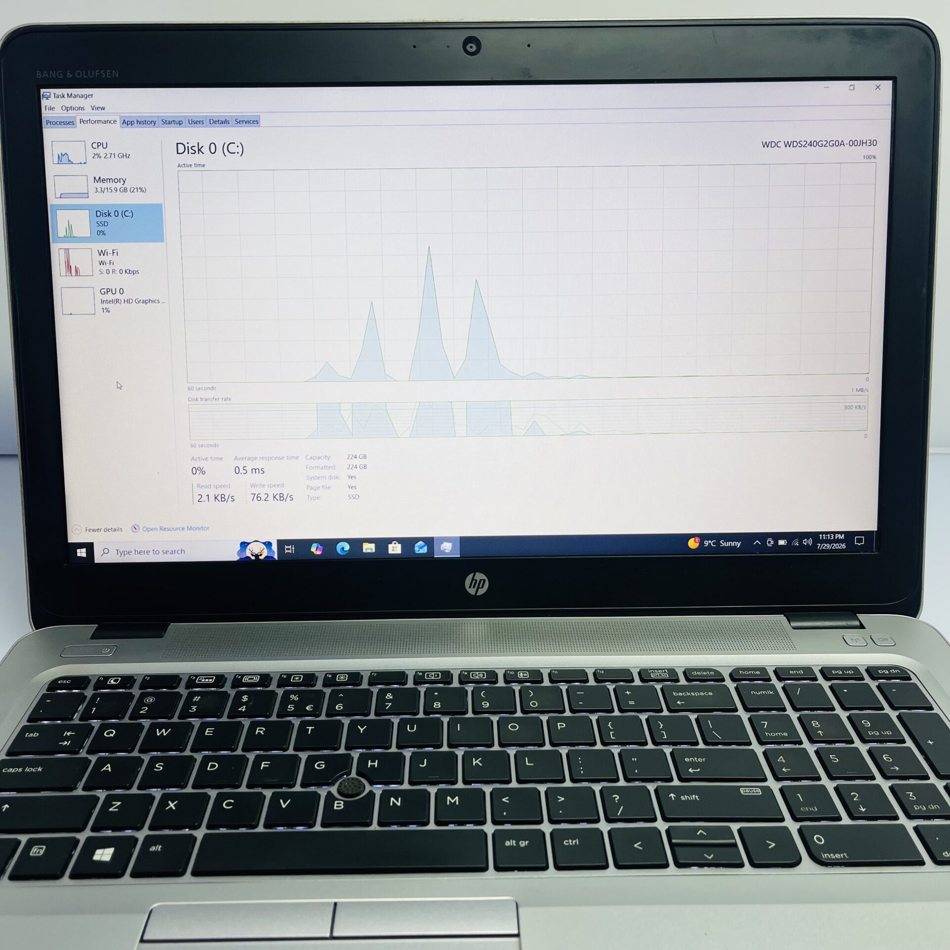 HP EliteBook 850 G3 "Core i5" 2.50GHz 16GB RAM 256GB SSD Silver (Condition: Good) - Image 12