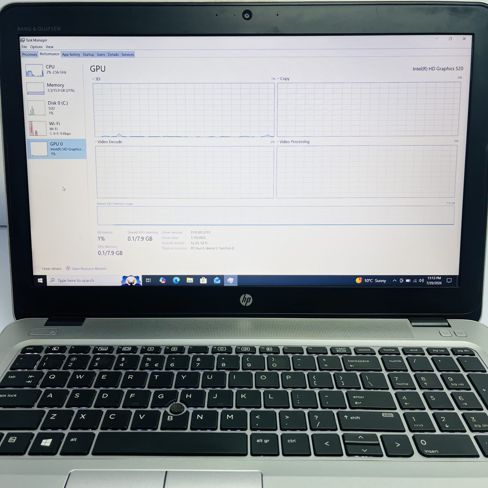 HP EliteBook 850 G3 "Core i5" 2.50GHz 16GB RAM 256GB SSD Silver (Condition: Good) - Image 13