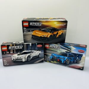 COMBO DEAL: LEGO® Speed Champions: Bugatti Centodieci + LEGO® Speed Champions: Bugatti Vision Fran Turismo + LEGO® Speed Champions: McLaren W1 (Condition: Brand New)