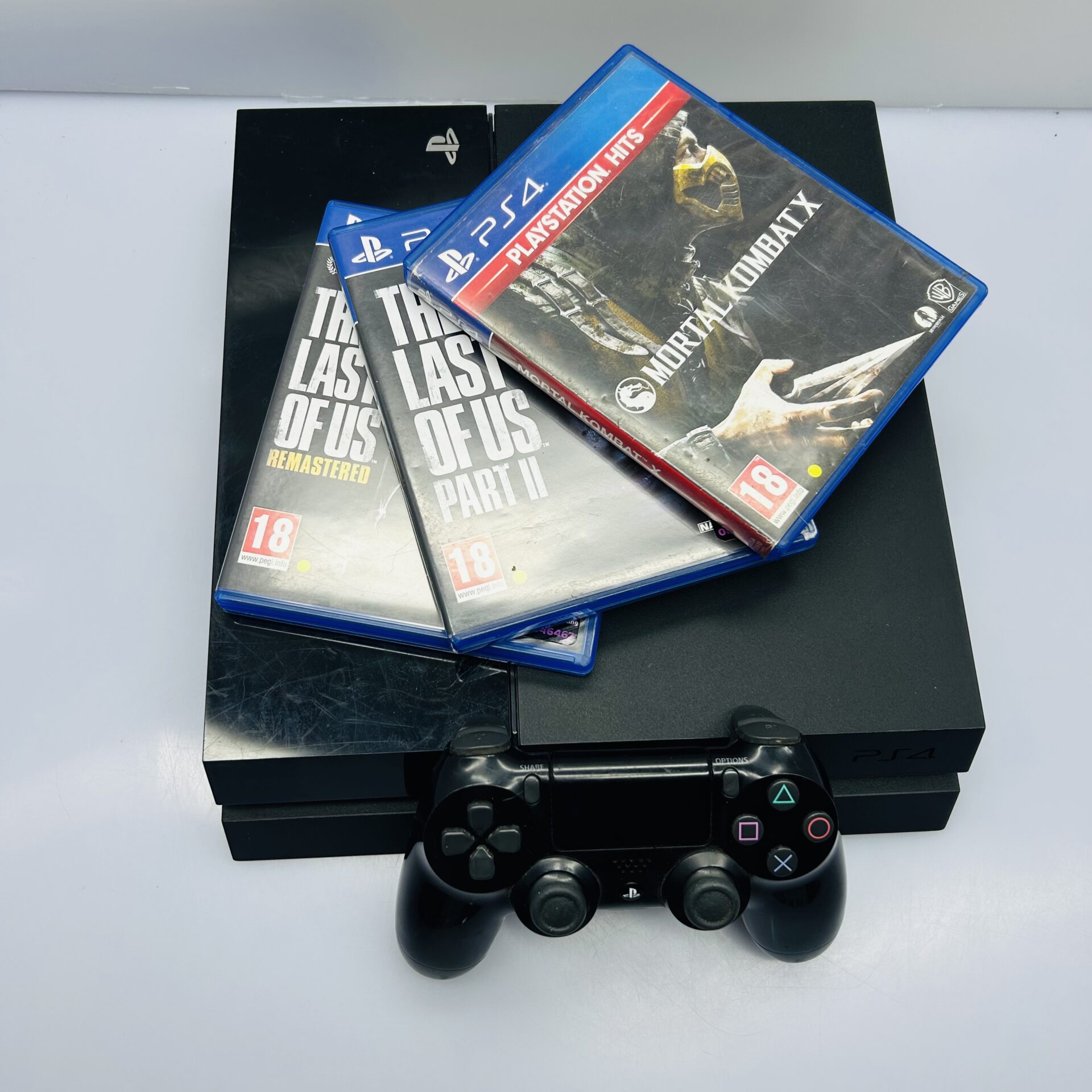 Sony PlayStation 4 Original 1TB Black + HDMI Cable + Controller + Power Cable + 3 Games (Condition: Good) - Image 7