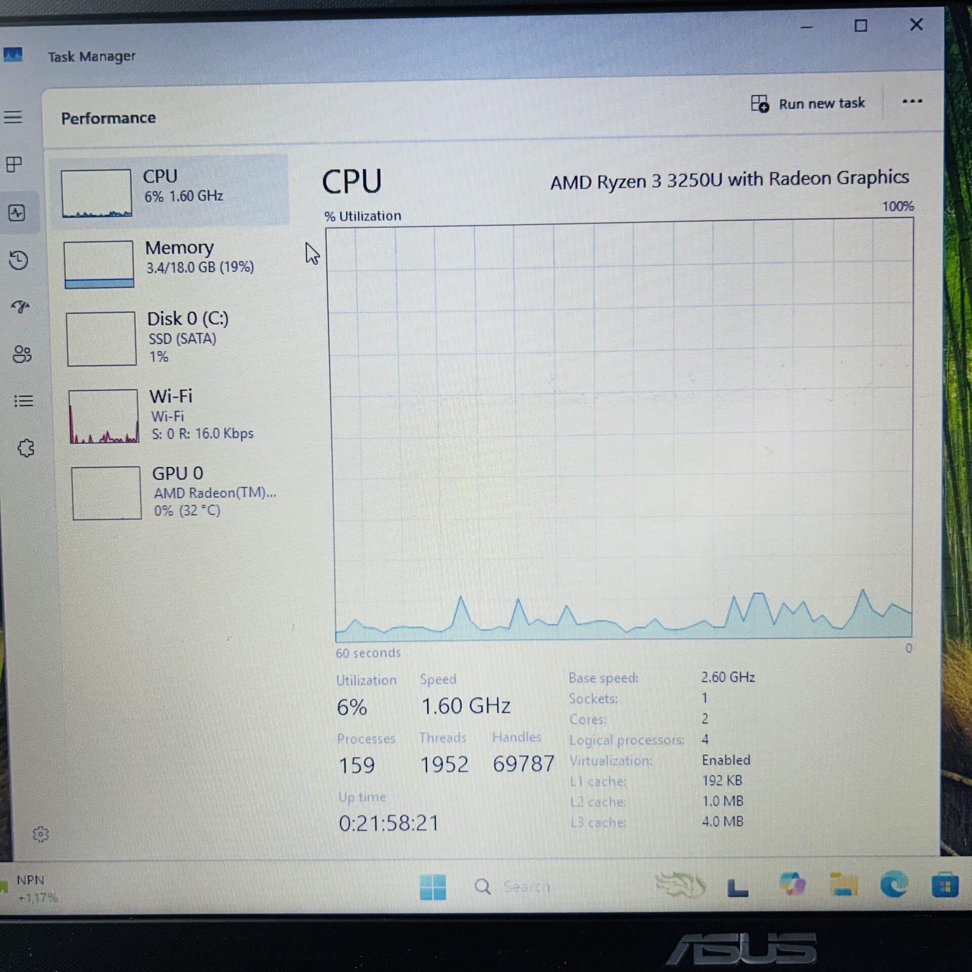 Asus VivoBook M515DA 15-inch "Ryzen 3" 2.60 GHz 3250U 20GB RAM 512GB SSD Slate Gray (Condition: Fair) - Image 15