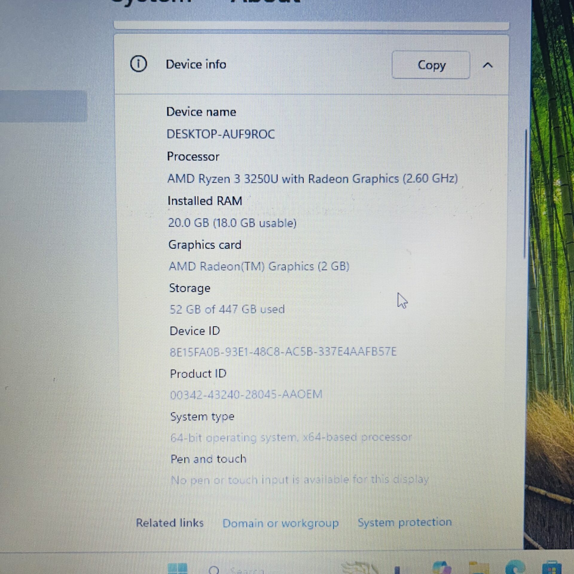 Asus VivoBook M515DA 15-inch "Ryzen 3" 2.60 GHz 3250U 20GB RAM 512GB SSD Slate Gray (Condition: Fair) - Image 13