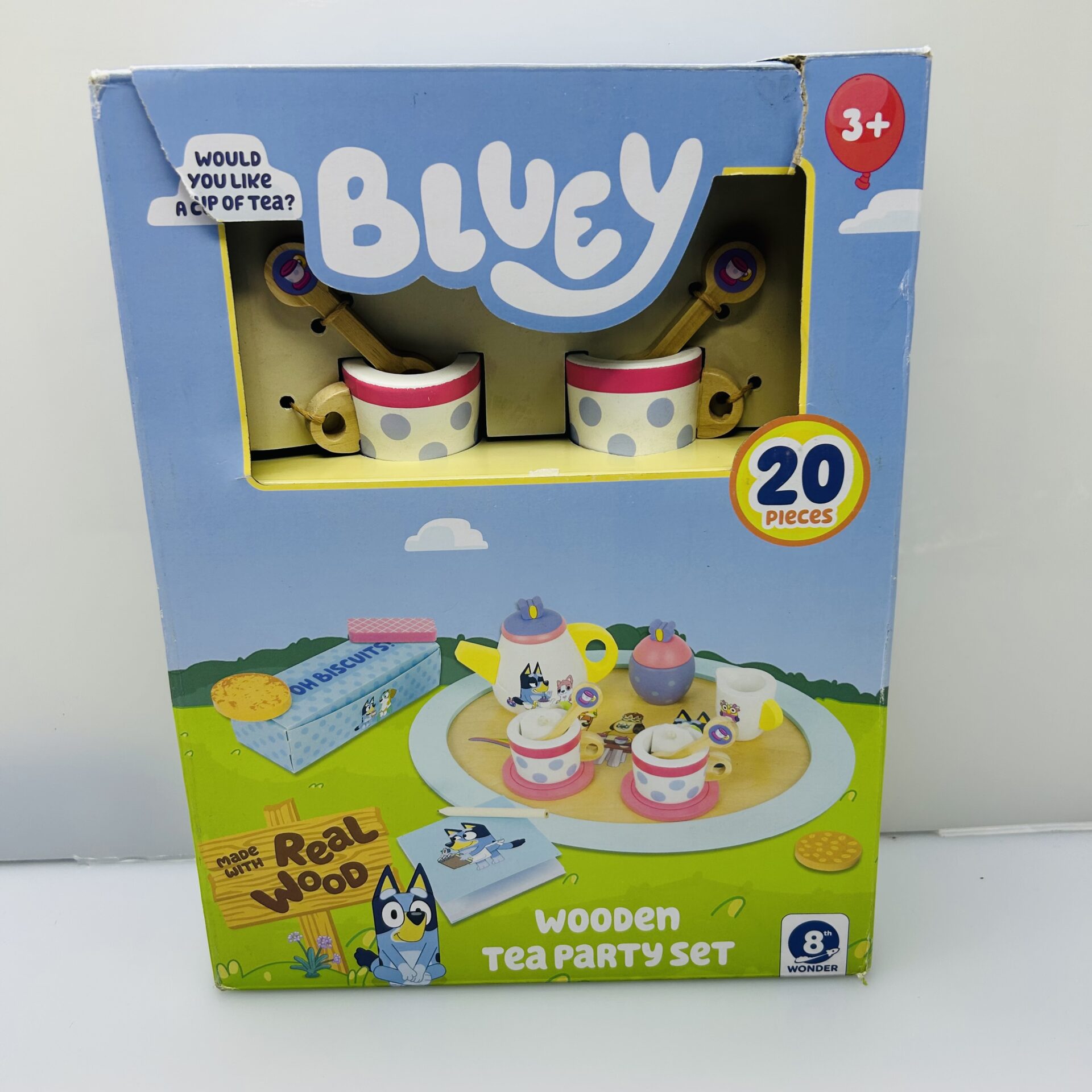 COMBO DEAL: Mini Bluey Home, Wooden Tea Party Set and Chase Patrol Cruiser (Condition: Good) - Image 5