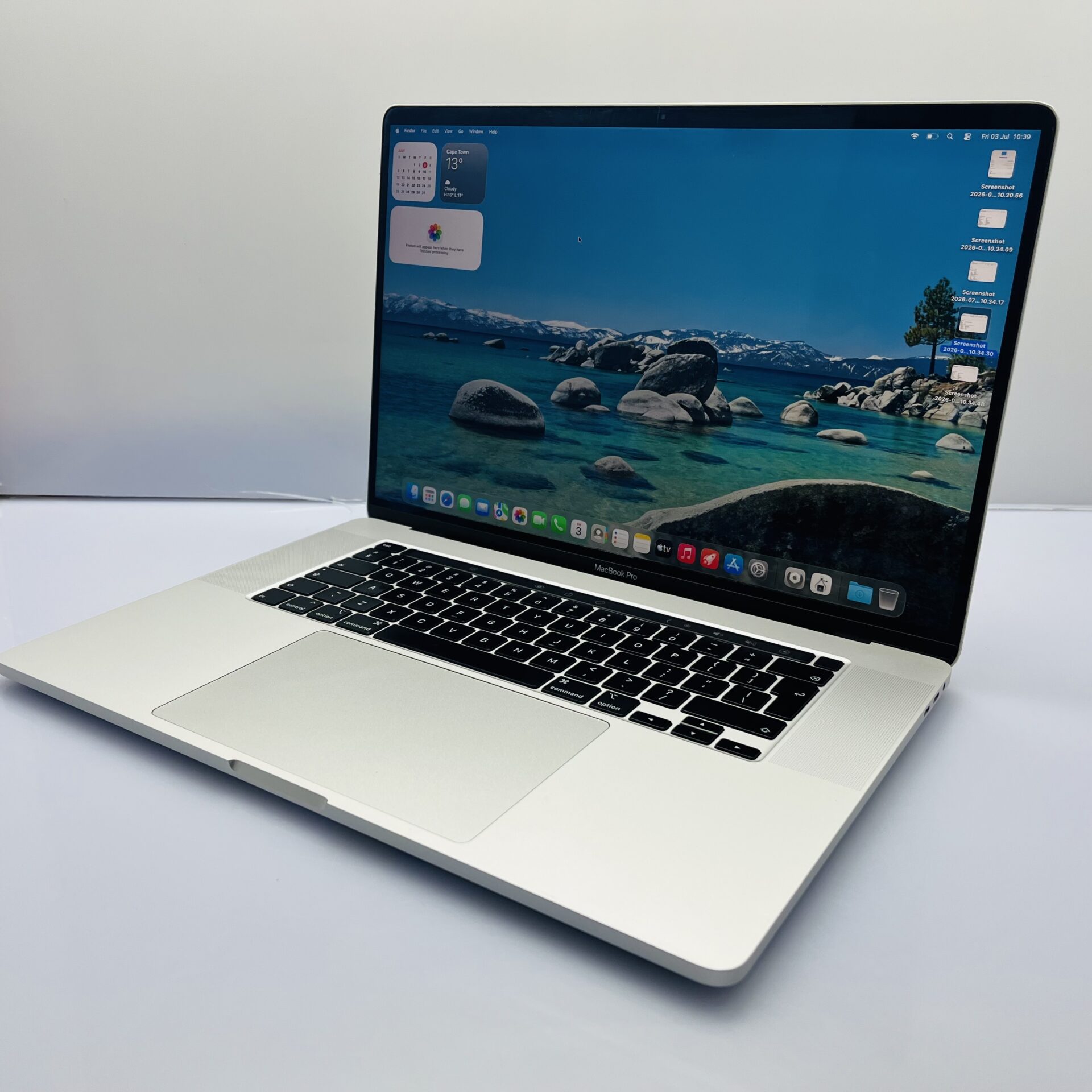 Apple MacBook Pro 16-inch (2019) "Intel Core i7" 16GB RAM 1TB SSD Silver - Cracked LCD (Condition: Good) - Image 4