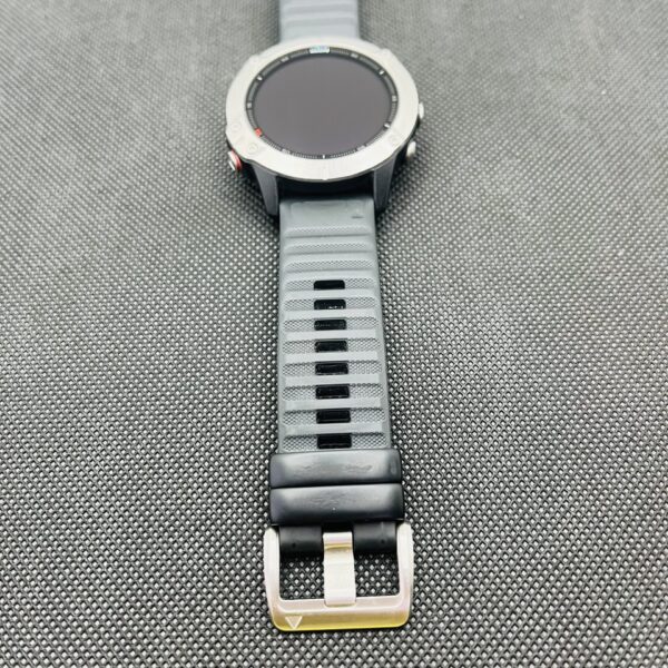 Garmin Fenix 6 Silver with Black Band (Condition: Good) - Image 5