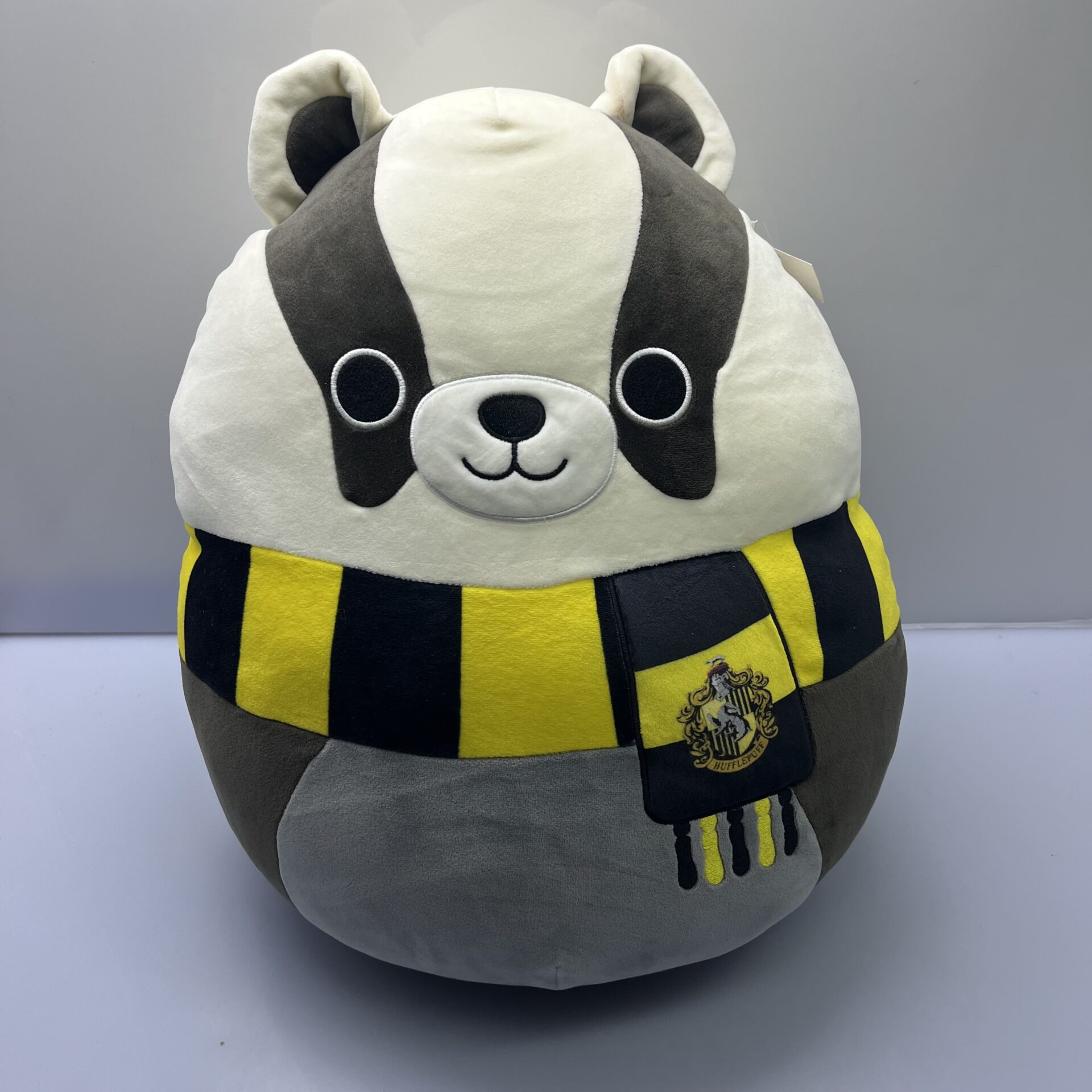 COMBO DEAL: Squishmallow Large Plush 16-inch Hufflepuff Badger, Ravenclaw Raven and Philomena Purple Toad Combo (Condition: Good) - Image 3