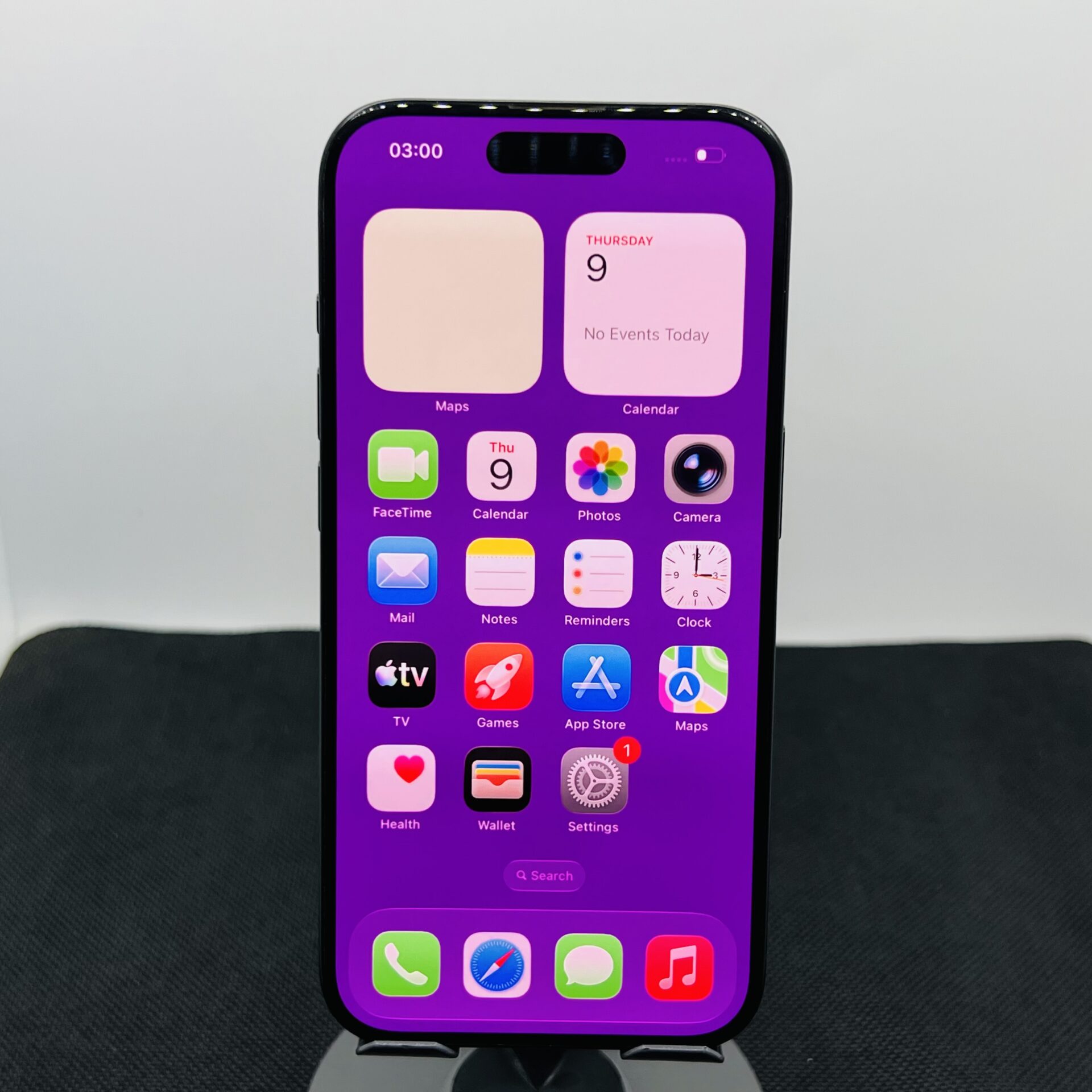 Apple iPhone 15 Pro 256GB Blue Titanium - Shadow Spots on Rear Camera (Condition: Good) - Image 2