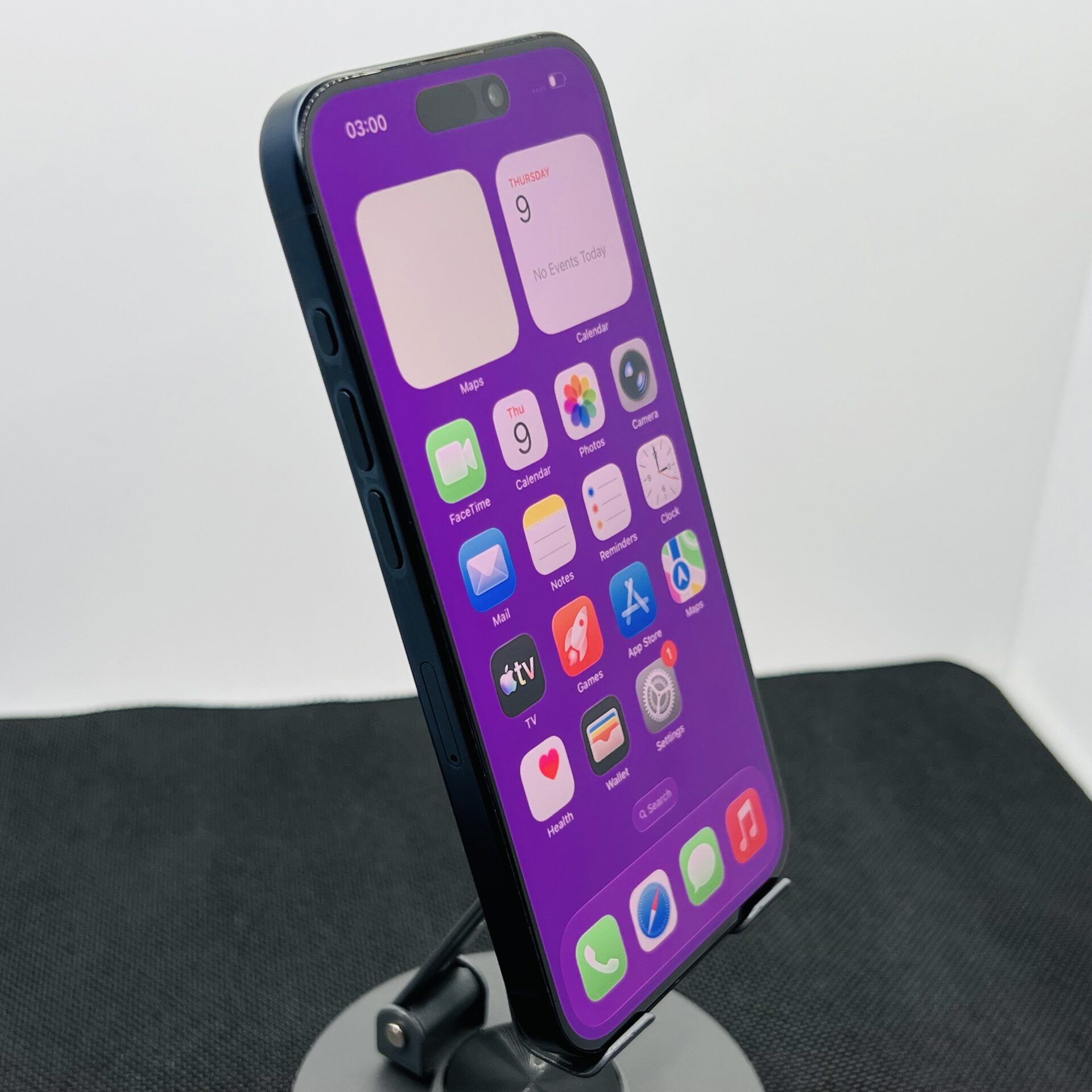 Apple iPhone 15 Pro 256GB Blue Titanium - Shadow Spots on Rear Camera (Condition: Good) - Image 3