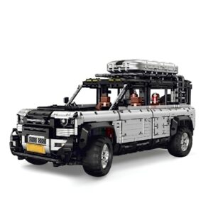 LERU Land Rover Defender Model - Silver Edition - 5268 Pieces 60cm Blocks KHZ-10720 (Condition: Brand New)
