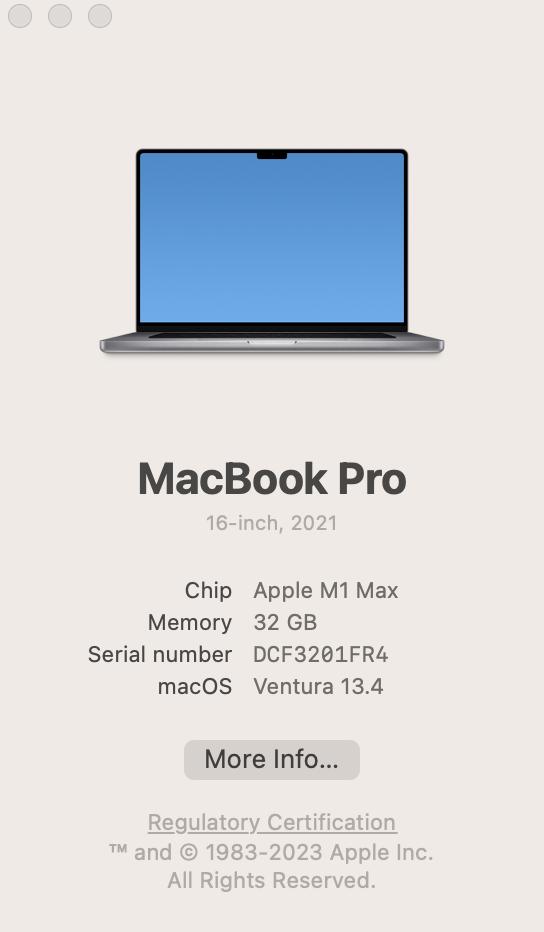 Apple MacBook Pro 16-inch "M1 Max" 10CPU/32GPU 32GB RAM 1TB SSD Space Gray (Condition: Good) - Image 11