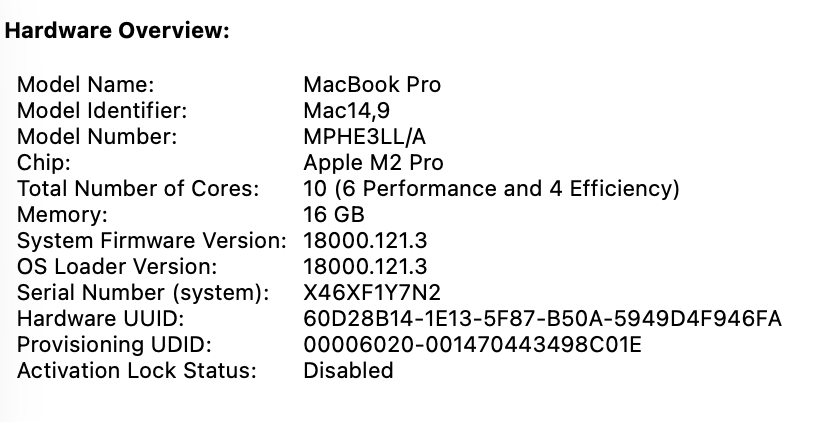 Apple MacBook Pro "M2 Pro" 14-Inch 10 CPU/16 GPU (2023) 16GB RAM 512GB SSD Space Gray (Condition: Good) - Image 16