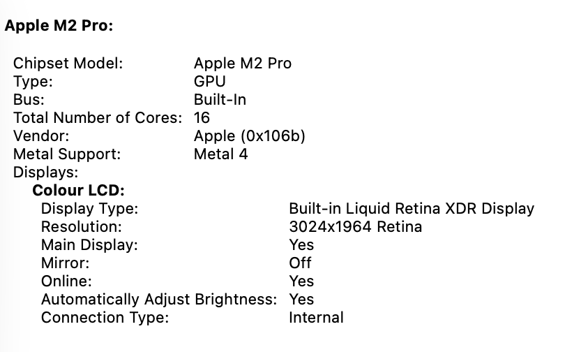 Apple MacBook Pro "M2 Pro" 14-Inch 10 CPU/16 GPU (2023) 16GB RAM 512GB SSD Space Gray (Condition: Good) - Image 15