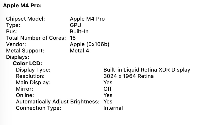 Apple MacBook Pro 14-inch M4 Pro 12 CPU/16 GPU 512GB SSD 24GB RAM Space Black (Condition: Excellent) - Image 14