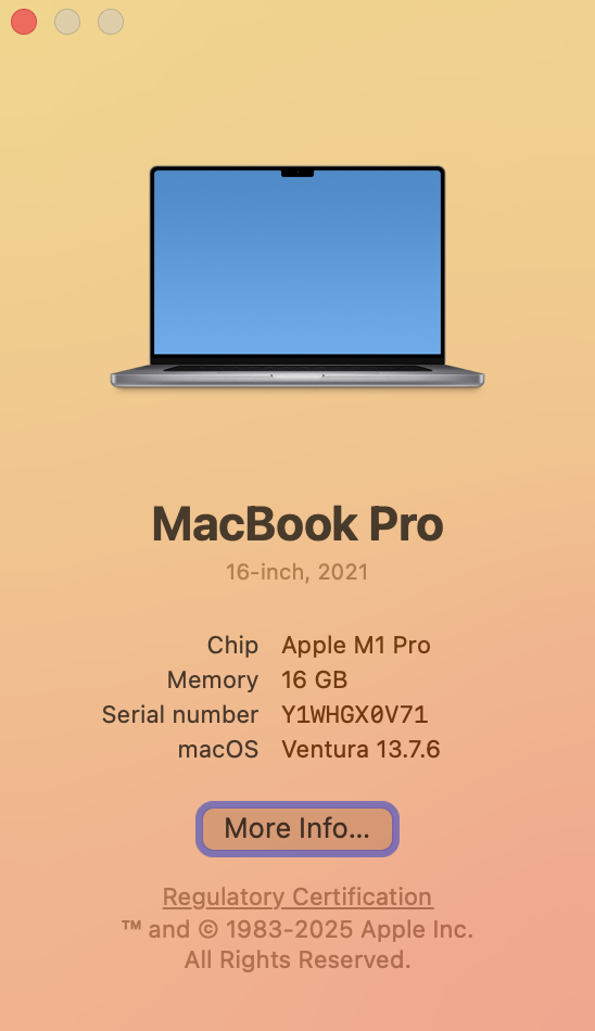 Apple MacBook Pro 16-inch "M1 Pro" 10 CPU/16 GPU (2021) 16GB RAM 1TB SSD Space Gray (Condition: Good) - Image 11