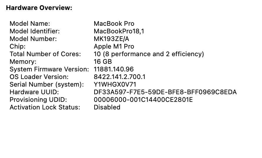 Apple MacBook Pro 16-inch "M1 Pro" 10 CPU/16 GPU (2021) 16GB RAM 1TB SSD Space Gray (Condition: Good) - Image 17