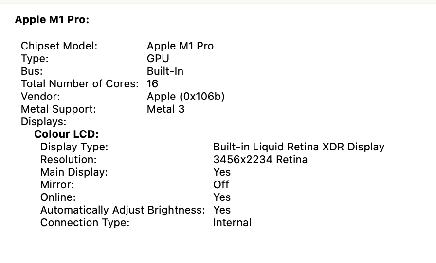 Apple MacBook Pro 16-inch "M1 Pro" 10 CPU/16 GPU (2021) 16GB RAM 1TB SSD Space Gray (Condition: Good) - Image 16