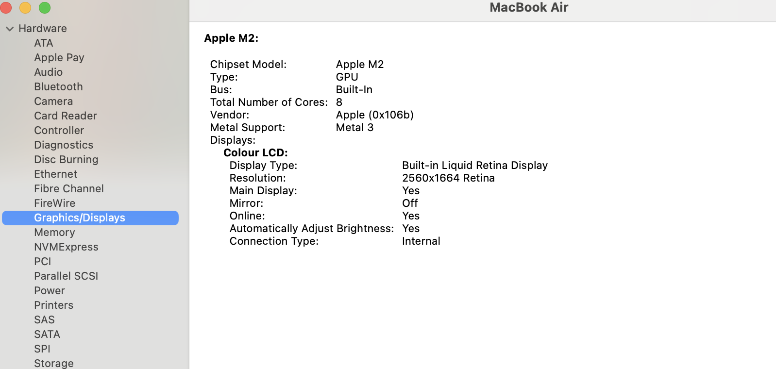 Apple MacBook Air 13-inch “M2” 8 CPU/ 8 GPU (2022) 16GB RAM 256GB SSD Silver (Condition: Good) - Image 16