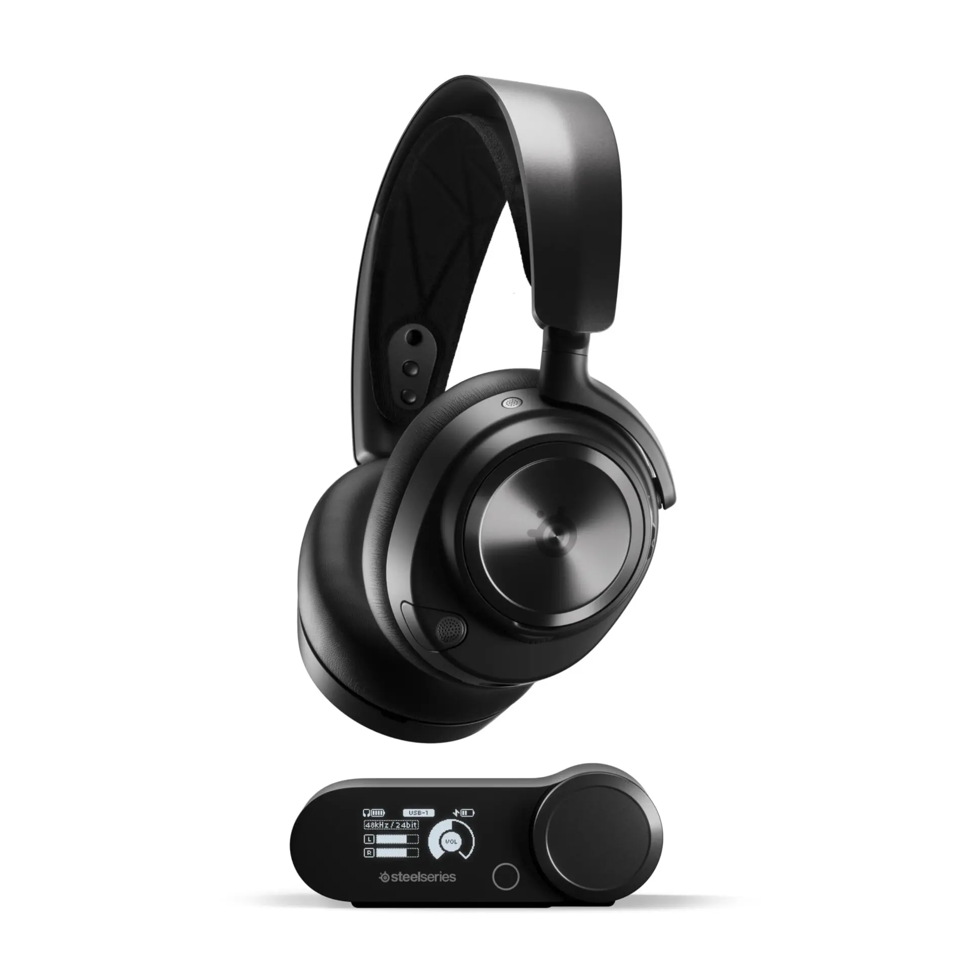 【美品】SteelSeries ARCTIS NOVA PRO WIRELESS SteelSeries Arctis Nova Pro Wireless Gaming Headset Black