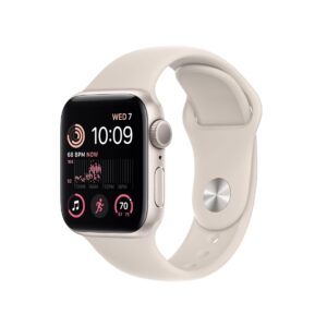 Apple Watch SE 2 GPS 40mm Starlight With Blue Straps (Condition: Fair)