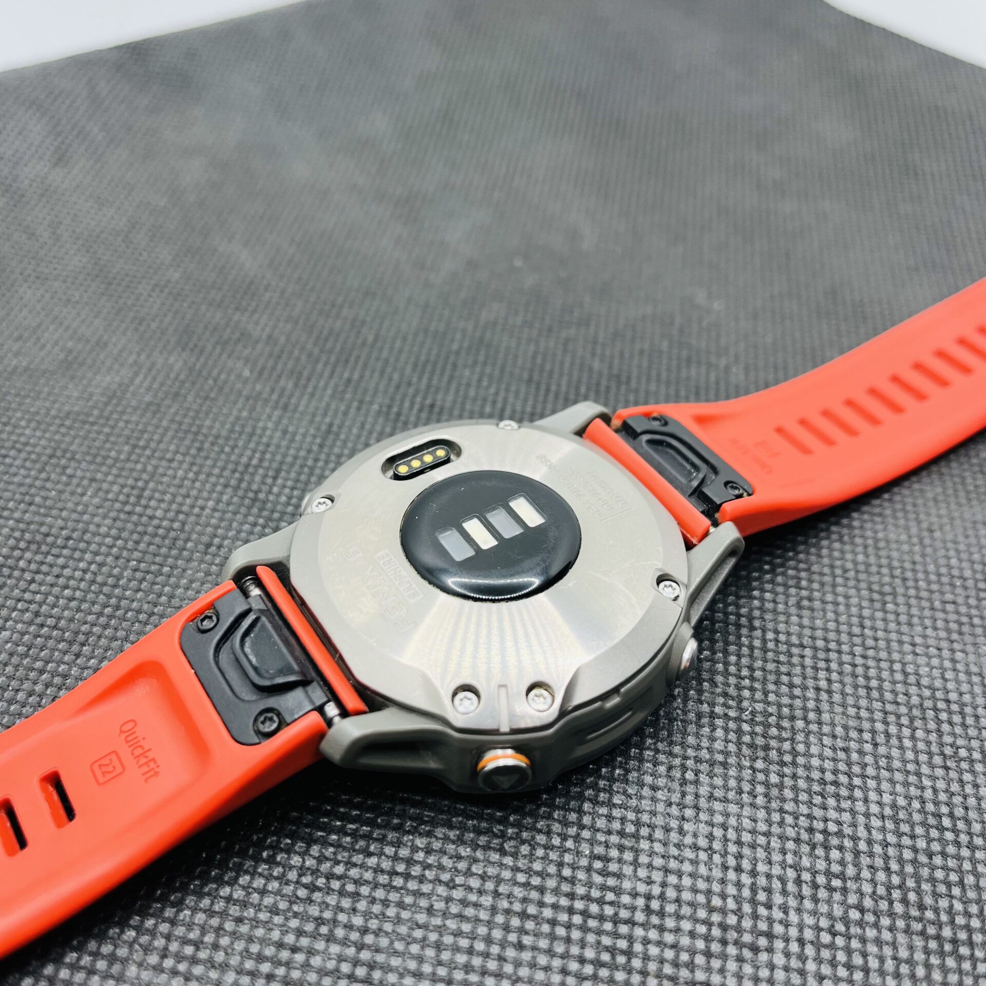 Garmin Fenix 6 Sapphire 47mm Titanium with Ember Orange Band (Condition: Good) - Image 12