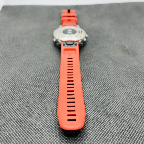 Garmin Fenix 6 Sapphire 47mm Titanium with Ember Orange Band (Condition: Good) - Image 15