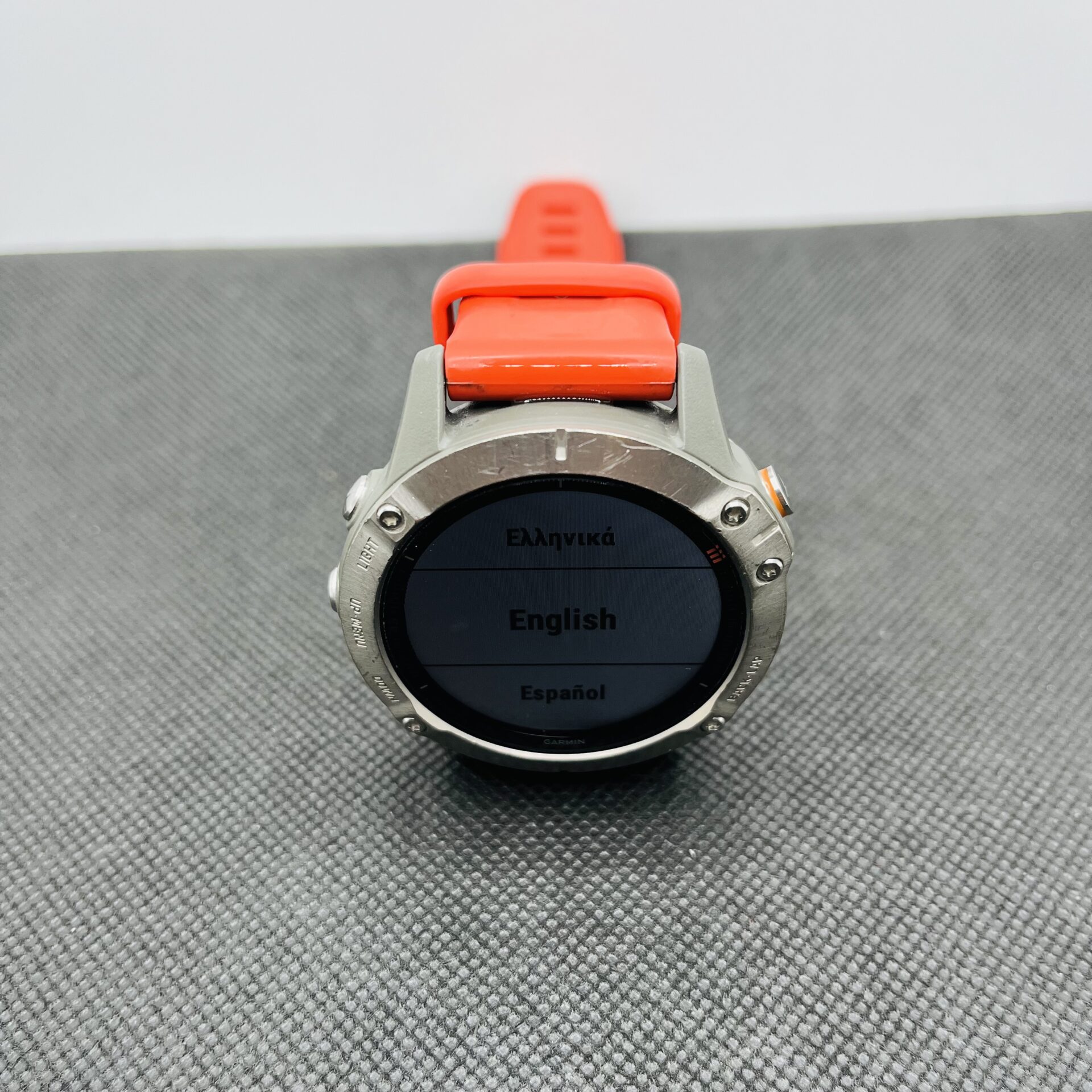 Garmin Fenix 6 Sapphire 47mm Titanium with Ember Orange Band (Condition: Good) - Image 17