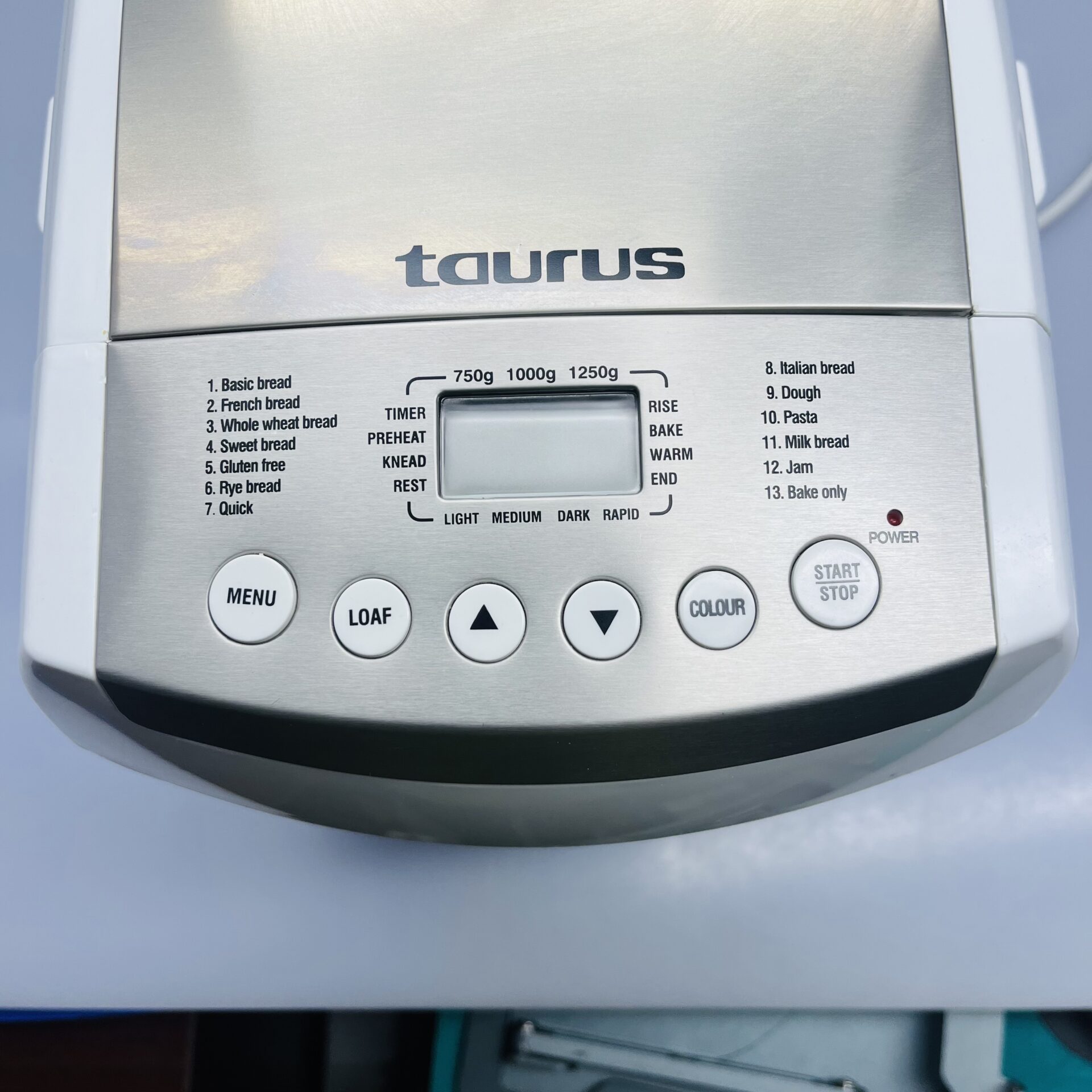 Taurus PA Casola Bread Maker White (Condition: Good) - Image 3