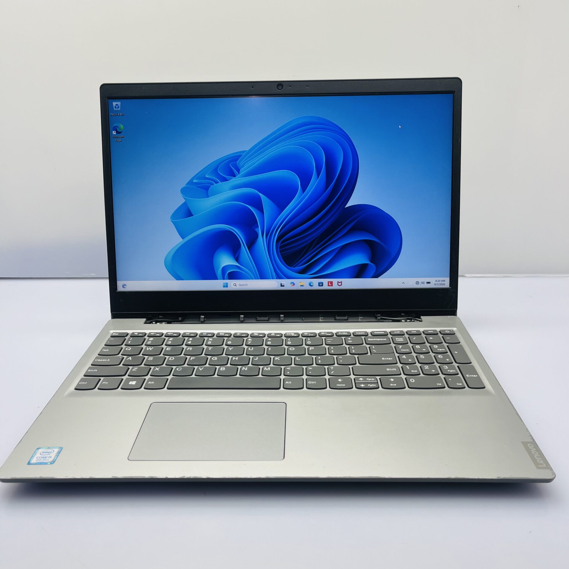 Lenovo IdeaPad S145 "Core i5 8th Gen" 1.60GHz 12GB RAM 256GB SSD Platinum Grey (Condition: Fair) - Image 2