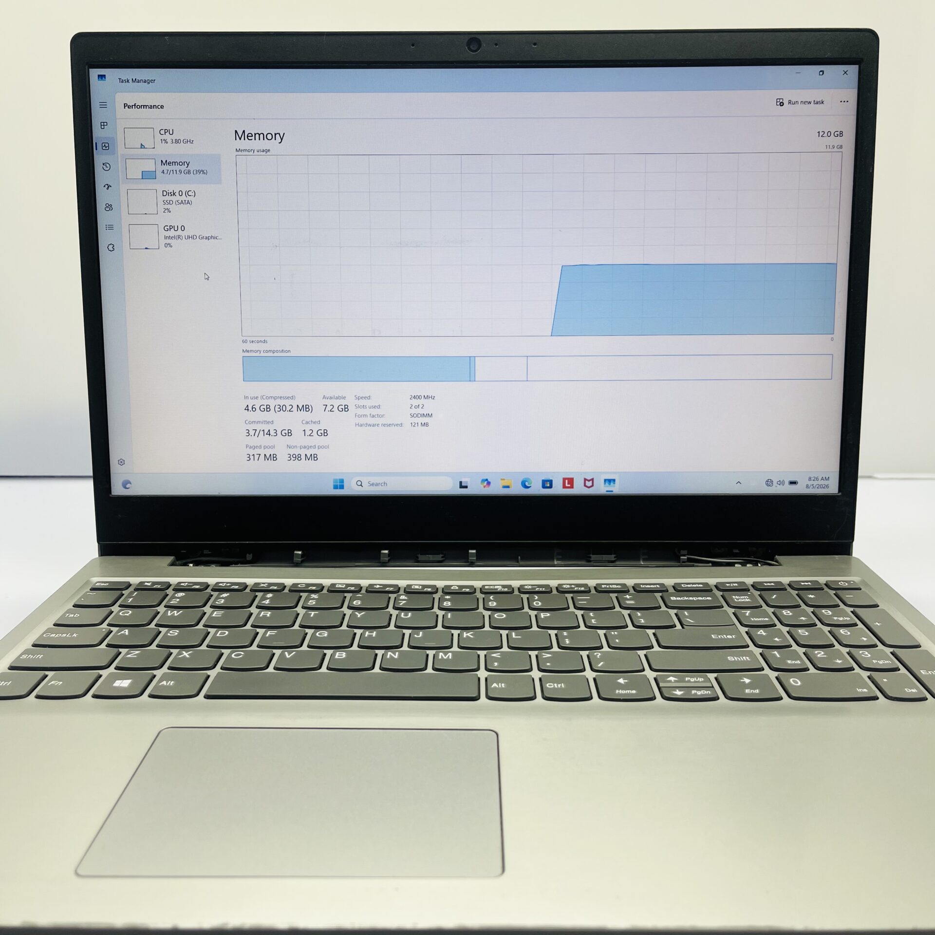 Lenovo IdeaPad S145 "Core i5 8th Gen" 1.60GHz 12GB RAM 256GB SSD Platinum Grey (Condition: Fair) - Image 25