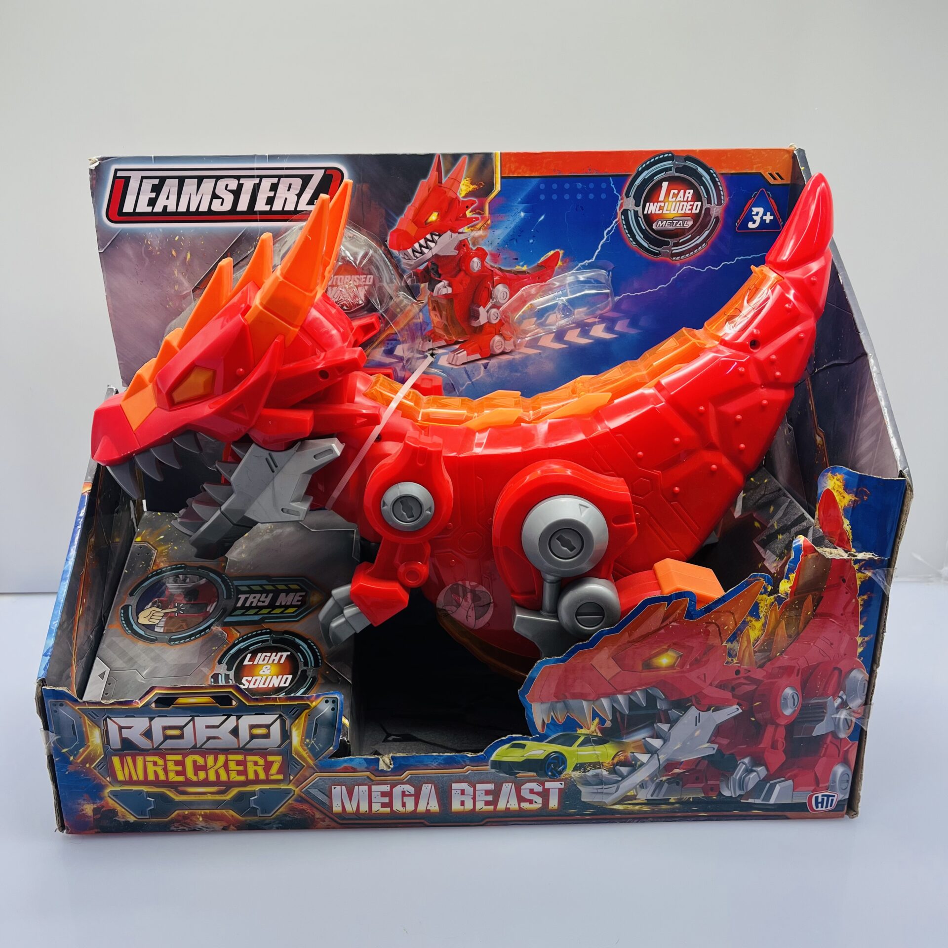 COMBO DEAL: Teamsterz Mega Beast + Teamsterz Turbo City Croc Attack+ Monster Jam Grave Digger (Condition: Good) - Image 5