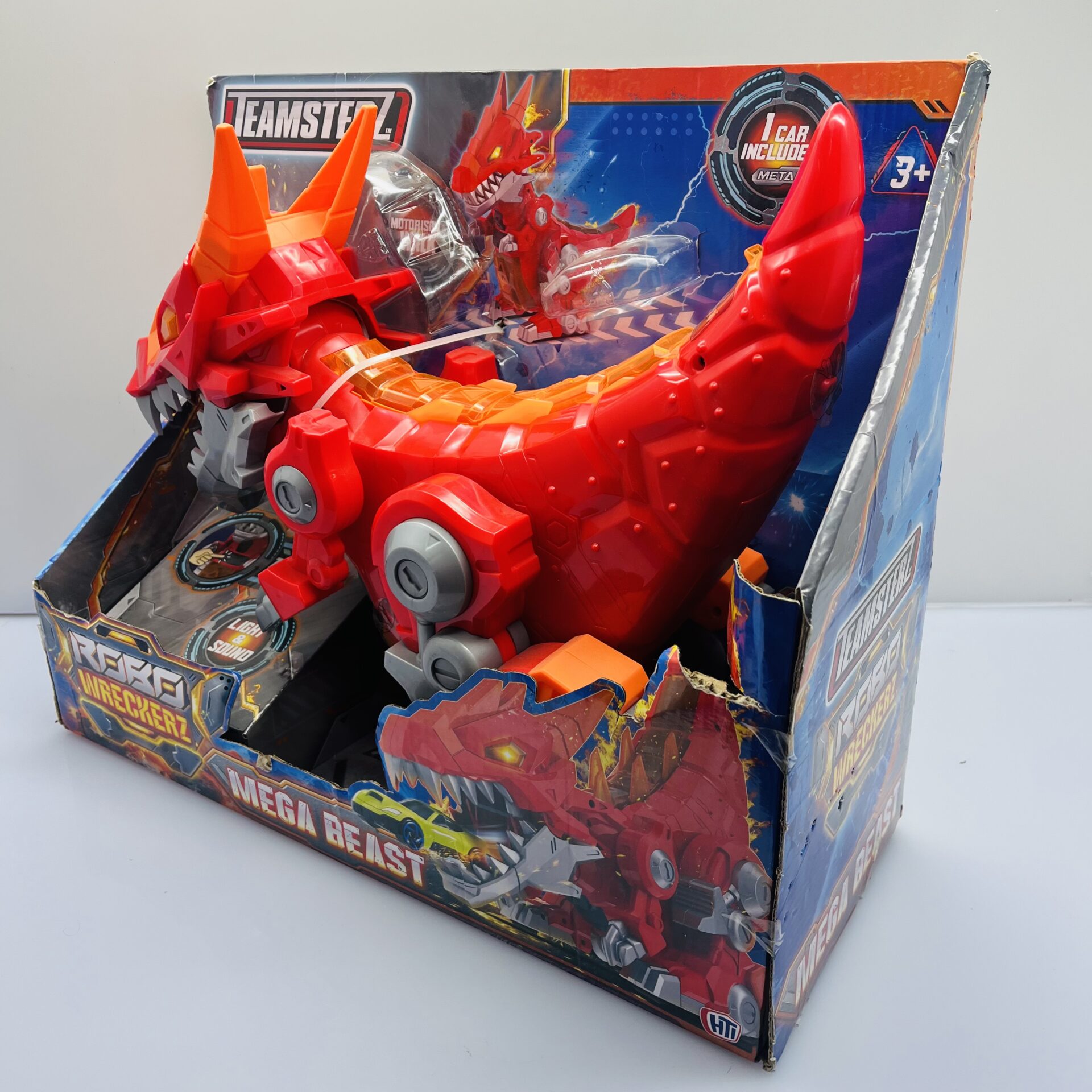COMBO DEAL: Teamsterz Mega Beast + Teamsterz Turbo City Croc Attack+ Monster Jam Grave Digger (Condition: Good) - Image 6