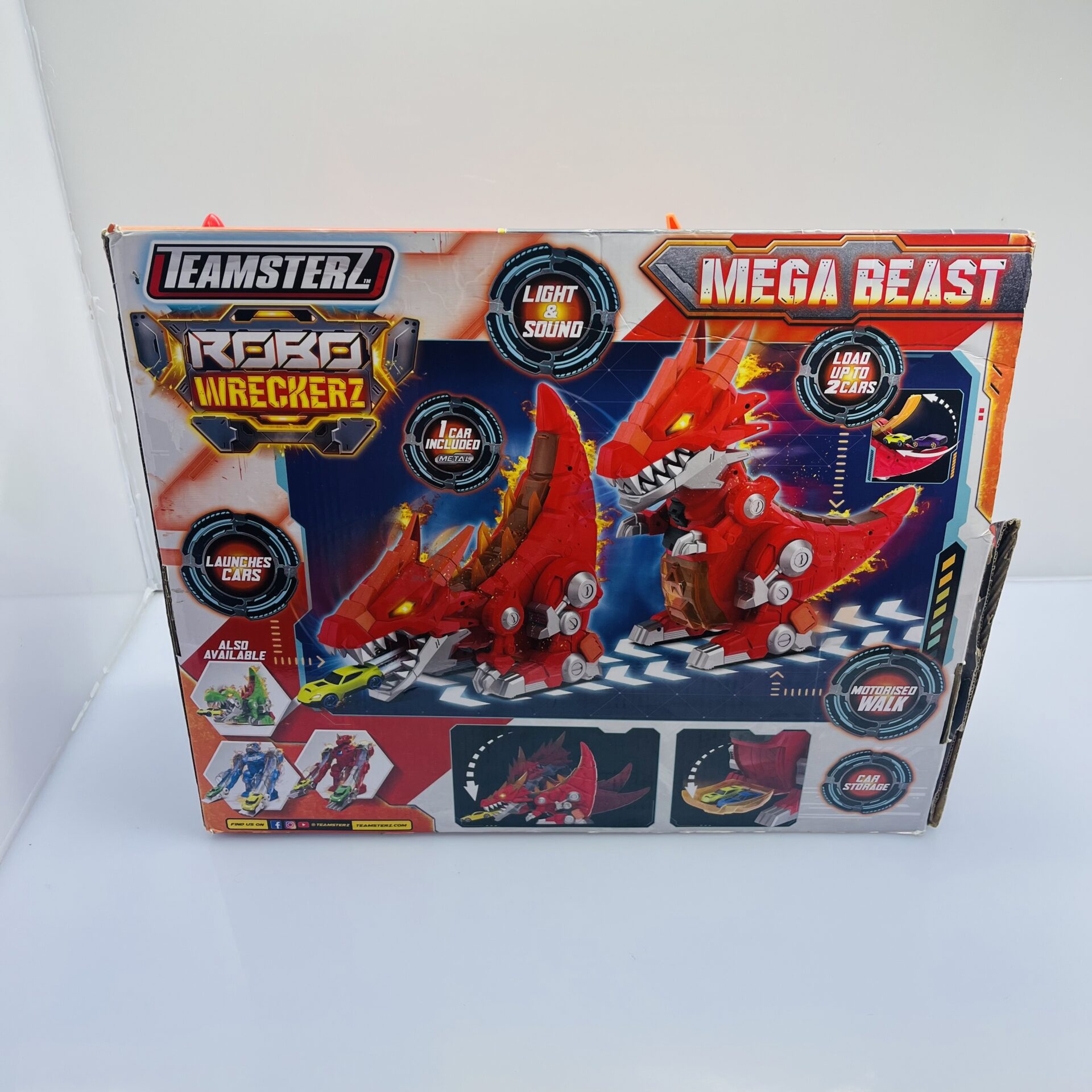 COMBO DEAL: Teamsterz Mega Beast + Teamsterz Turbo City Croc Attack+ Monster Jam Grave Digger (Condition: Good) - Image 9