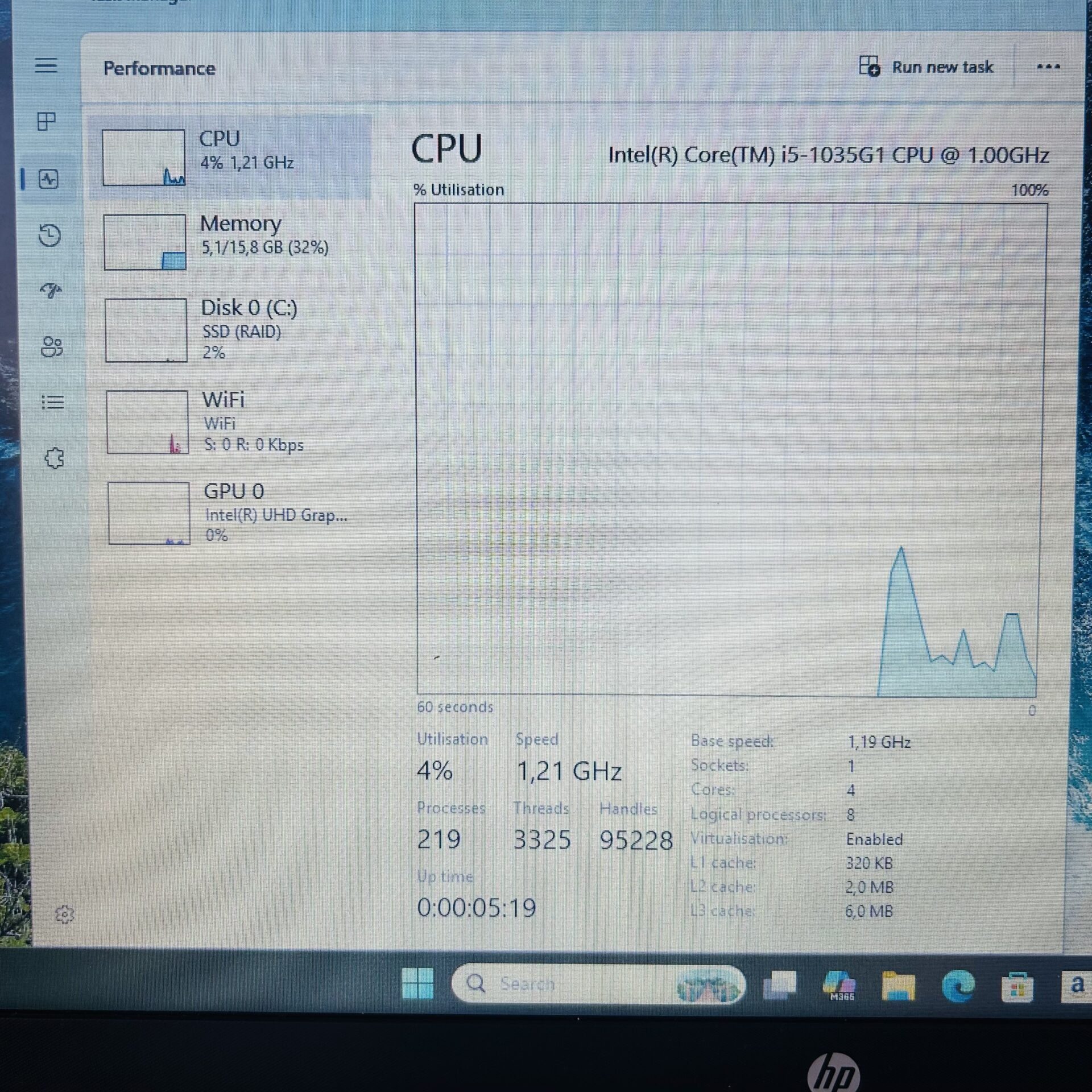 HP 250 G8 10th Gen "Core i5" 1.00GHz 16GB RAM 512GB SSD Asteroid Silver (Condition: Good) - Image 14