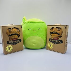 COMBO DEAL: 2x Zuru Gold Fugglers + Squishmallow Townes The Green Juice (Condition: Excellent)