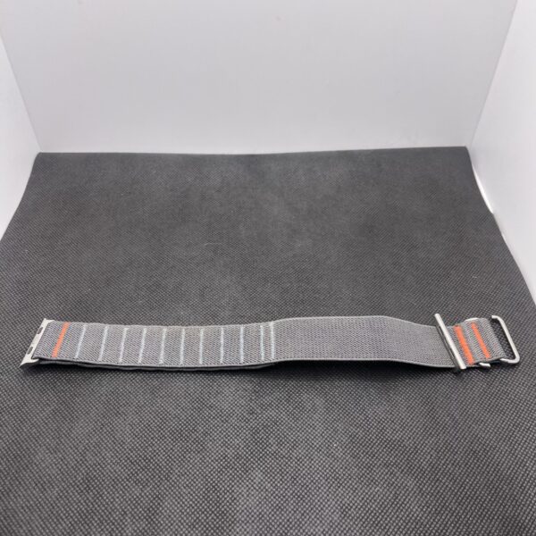 Apple Watch Ultra 49mm LTE Natural Titanium- With Gray and Orange Nylon Straps (Condition: Good) - Image 15