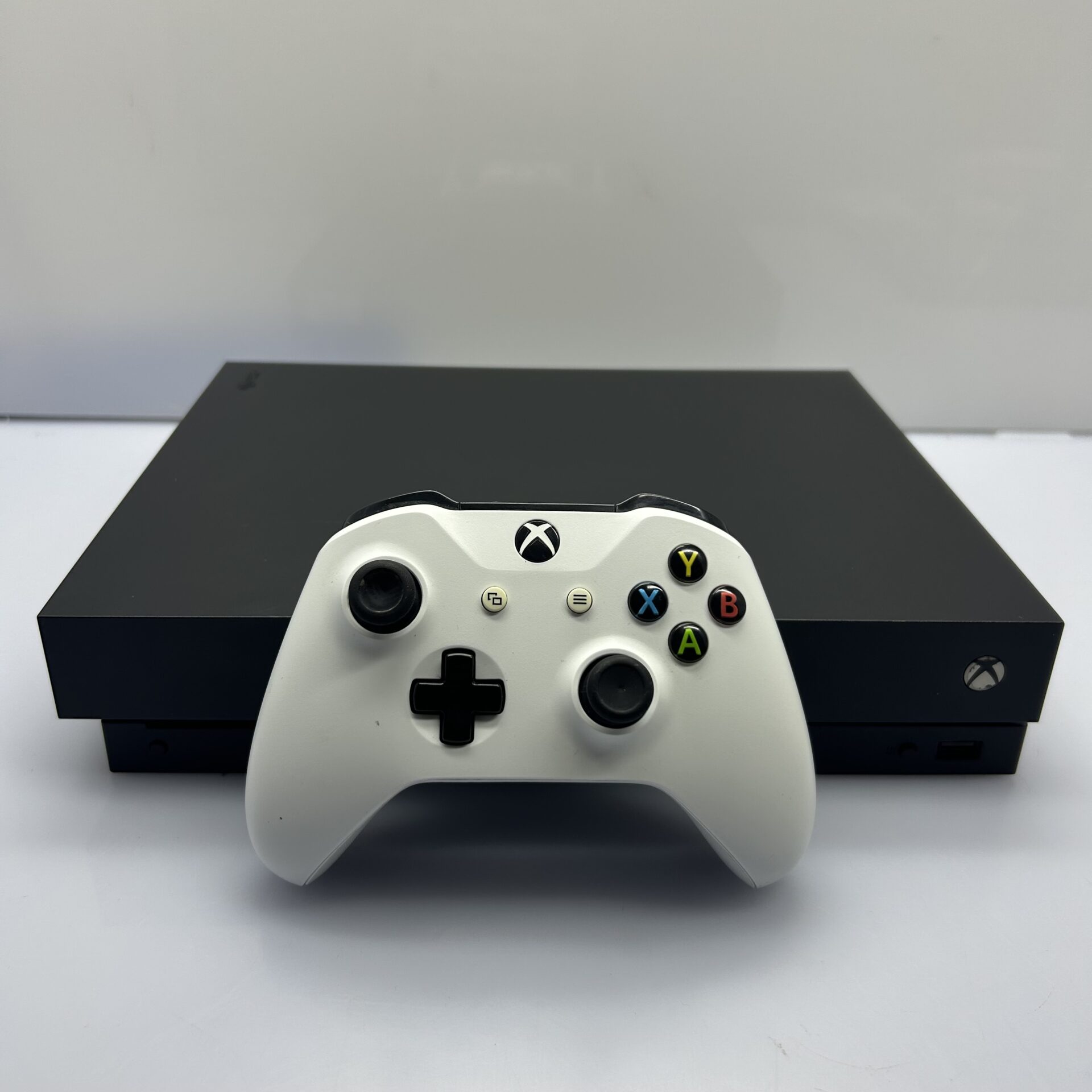 Microsoft Xbox One X 1TB Black + Controller + Power Cable + HDMI Cable (Condition: Good) - Image 2