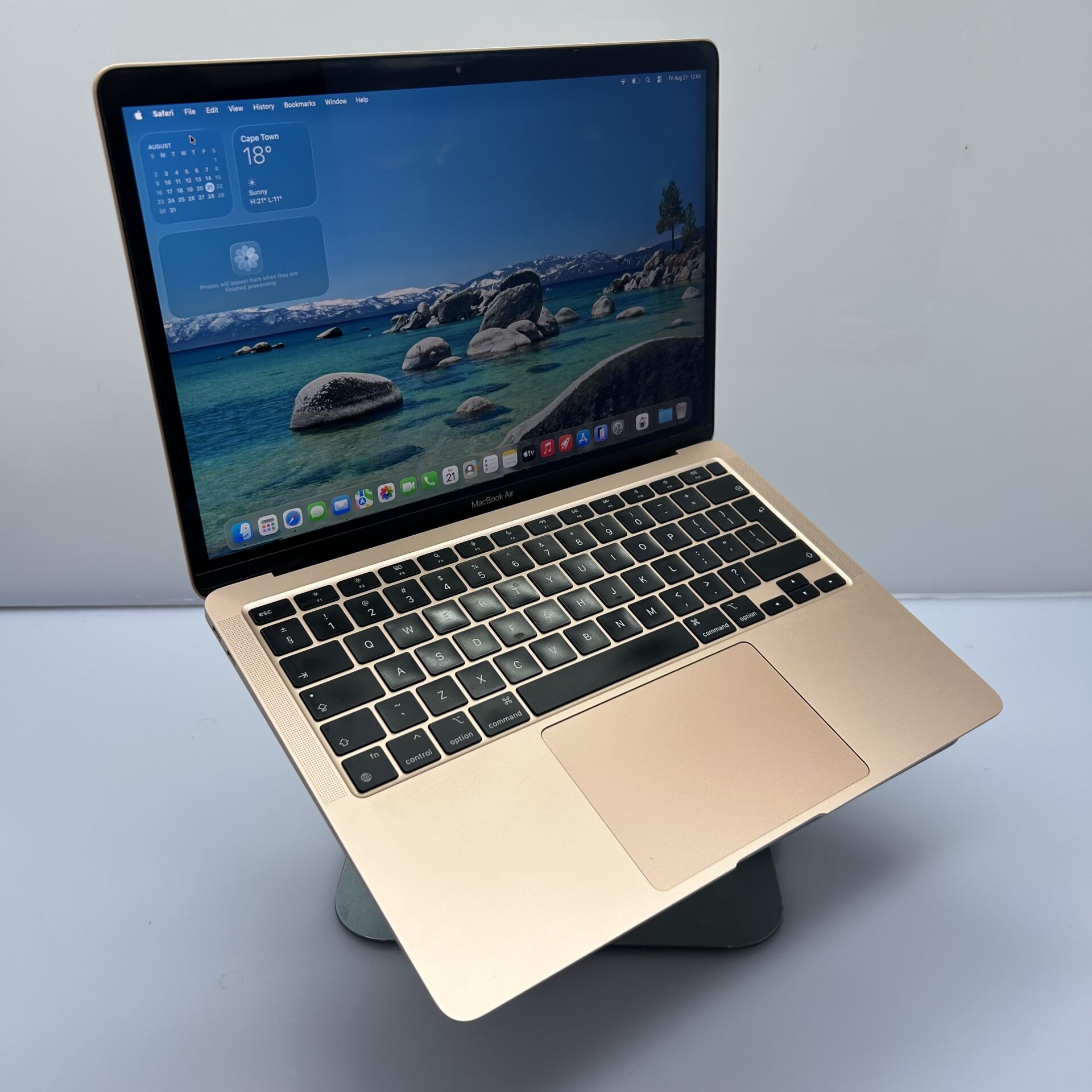 Apple MacBook Air 13-inch "M1" (2020) 8 CPU/ 7 GPU 8GB RAM 256GB SSD Rose Gold - Line on Screen (Condition: Faulty / As-Is) - Image 3