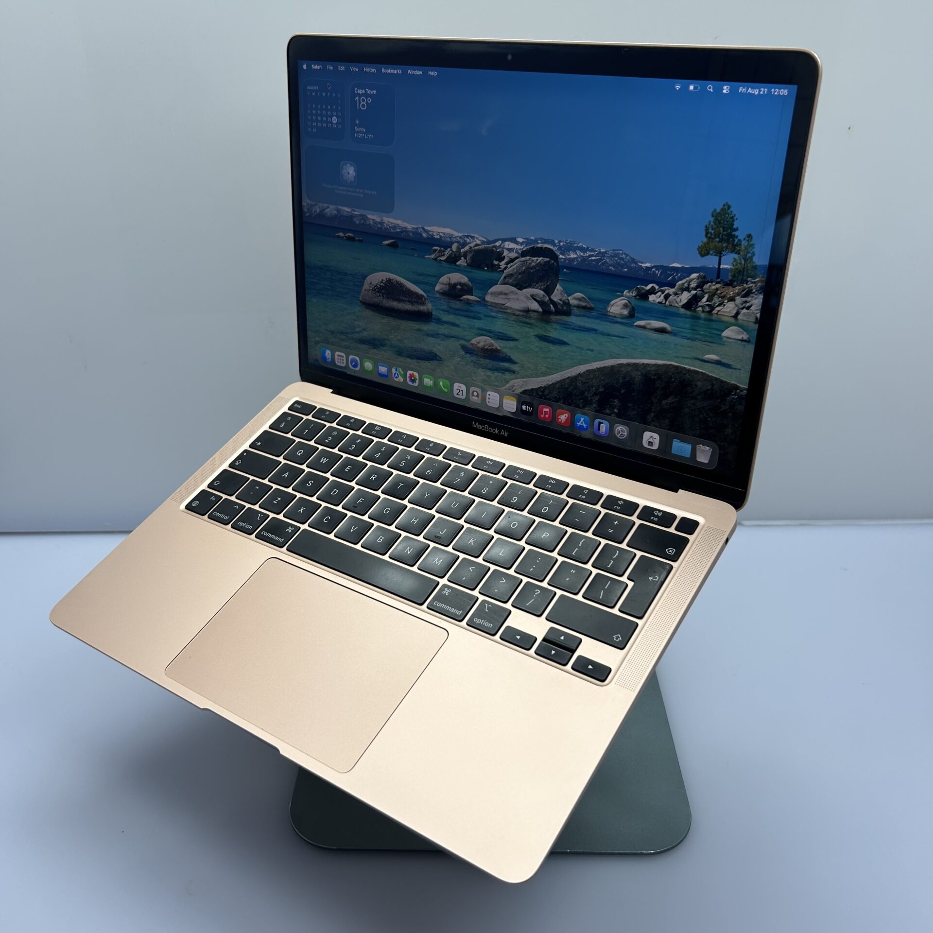 Apple MacBook Air 13-inch "M1" (2020) 8 CPU/ 7 GPU 8GB RAM 256GB SSD Rose Gold - Line on Screen (Condition: Faulty / As-Is) - Image 4