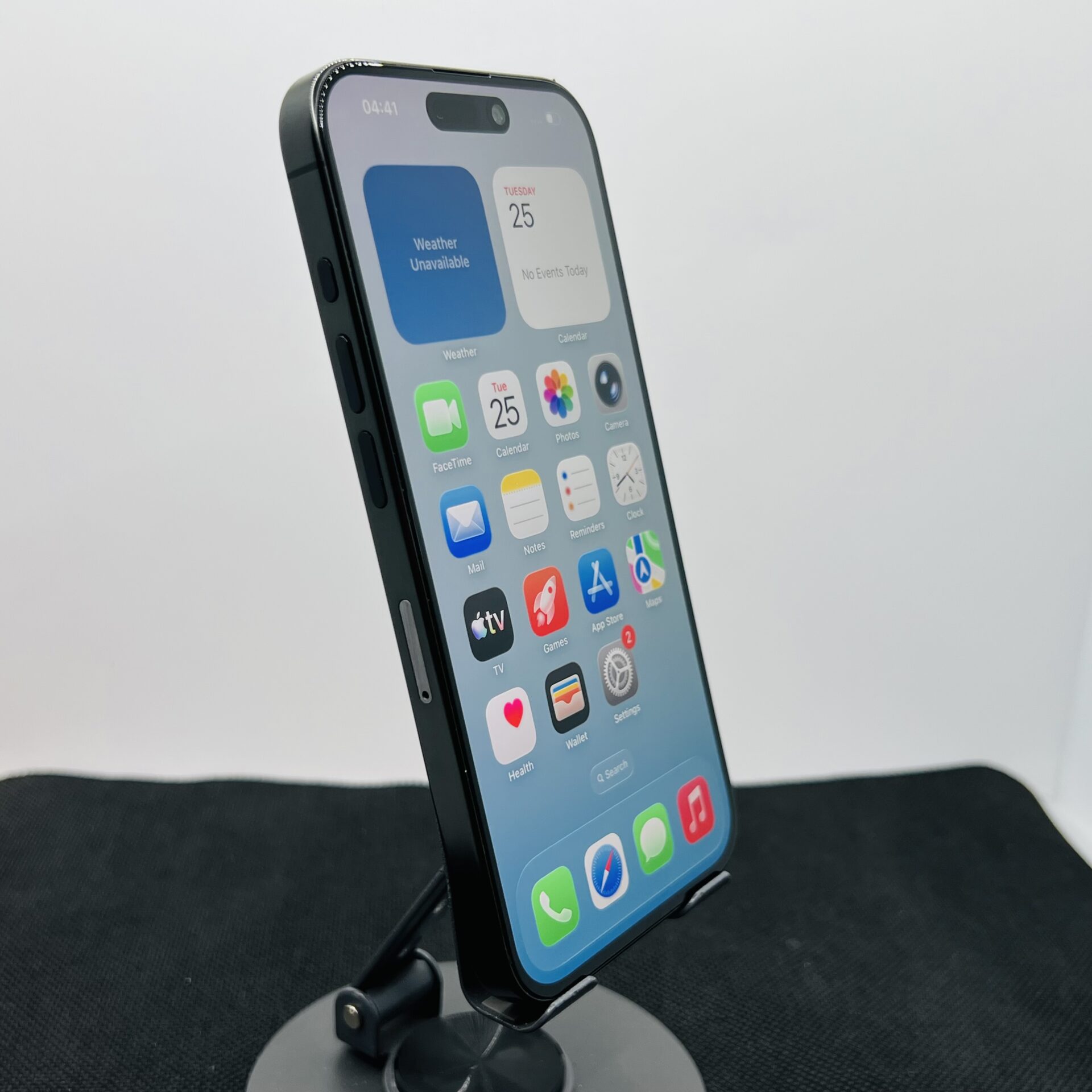 Apple iPhone 15 Pro 128GB Black Titanium - No NFC (Tap To Pay) (Condition: Good) - Image 3