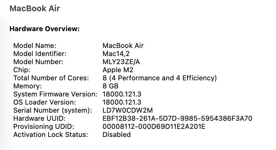 Apple MacBook Air 13-inch "M2" 8 CPU/ 10 GPU (2022) 8GB RAM 512GB SSD Starlight (Condition: Excellent) - Image 18
