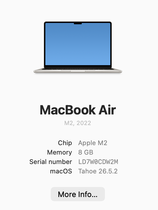 Apple MacBook Air 13-inch "M2" 8 CPU/ 10 GPU (2022) 8GB RAM 512GB SSD Starlight (Condition: Excellent) - Image 12