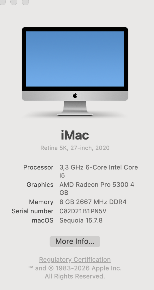 Apple iMac 27-Inch "Core i5" (5K, 2020) 3.3GHz 8GB RAM 512GB SSD Silver + Magic Keyboard + Magic Mouse (Condition: Good) - Image 10