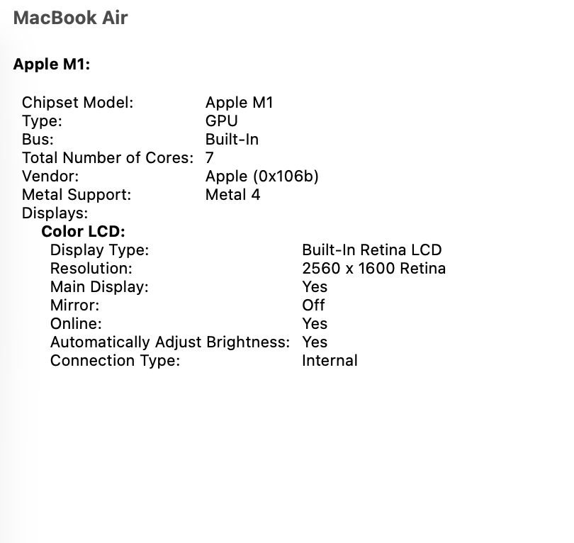 Apple MacBook Air 13-inch "M1" (2020) 8 CPU/ 8 GPU 8GB RAM 256GB SSD Space Gray (Condition: Good) - Image 14