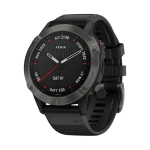 Garmin Fenix 6X Pro Black With Blue Straps (Condition: Good)